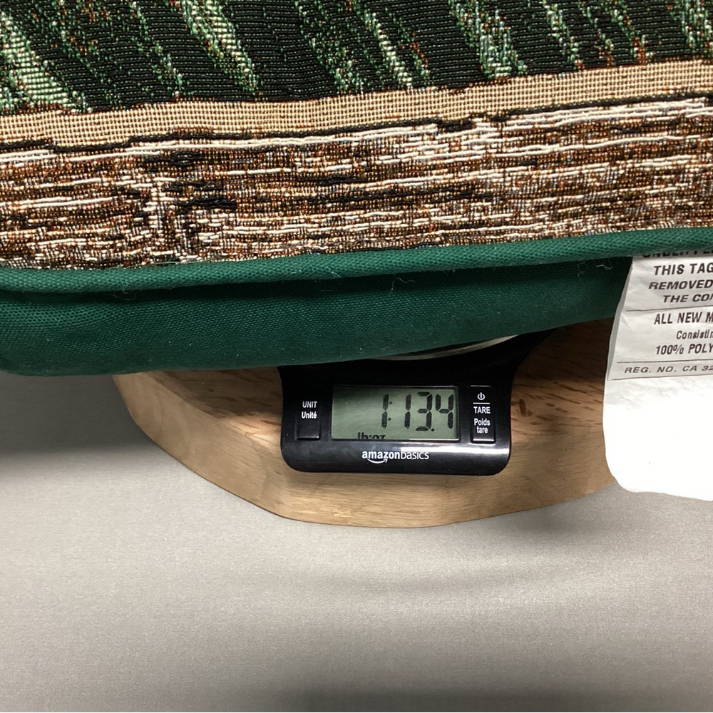 NWT - Vintage - Deer Designed Woven Tapestry Pillow by Robert Schmidt - Rare - Picture 10 of 10